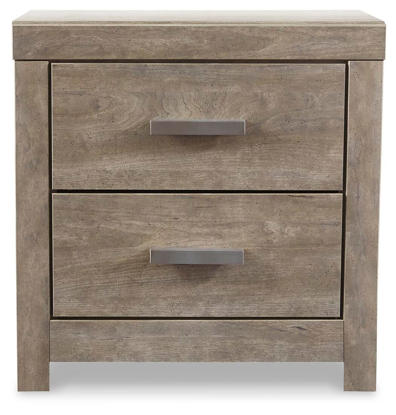 Culverbach King Panel Bed with Mirrored Dresser, Chest and Nightstand