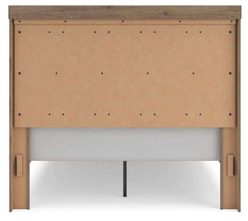 Garistyn Queen Panel Storage Bed, Dresser and Mirror