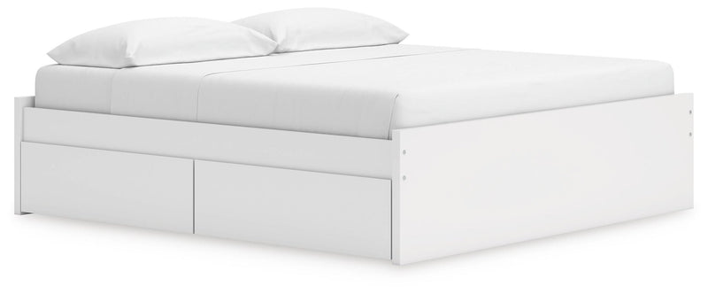 Onita King Platform Bed with 2 Side Storage