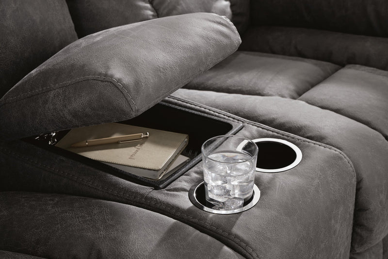 Bakerstein PWR REC Loveseat/CON/ADJ HDRST