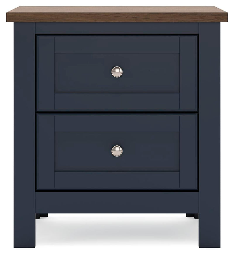 Landocken Two Drawer Night Stand