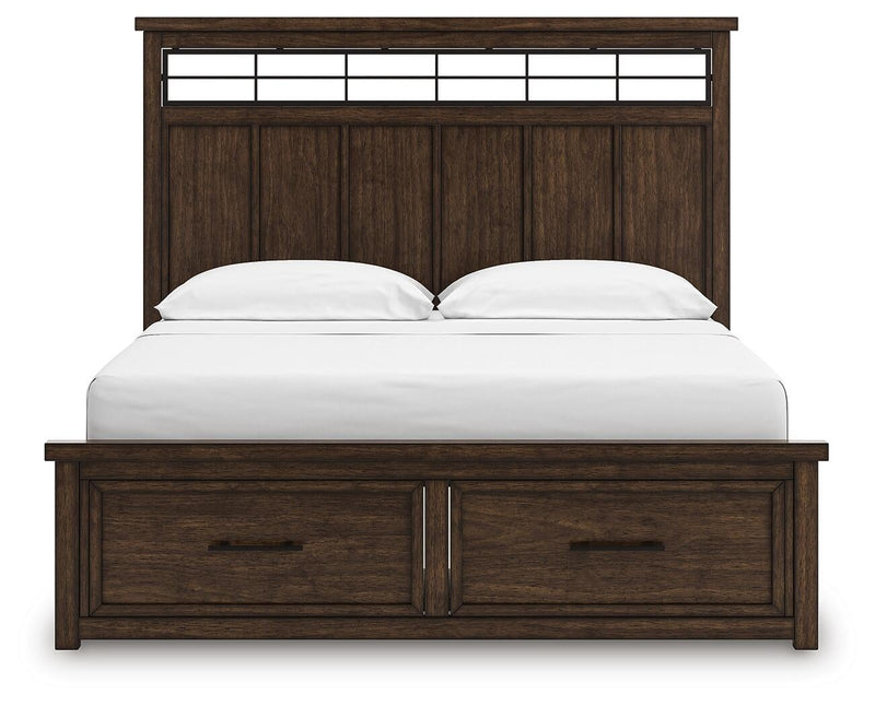 Taffenbrook California King Panel Storage Bed