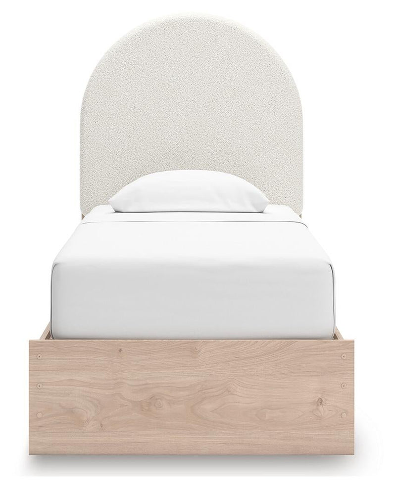 Arloster Twin Upholstered Panel Bed