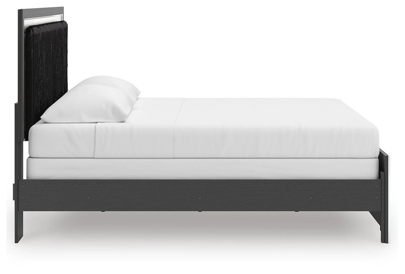 Zuraleus King Upholstered Panel Bed