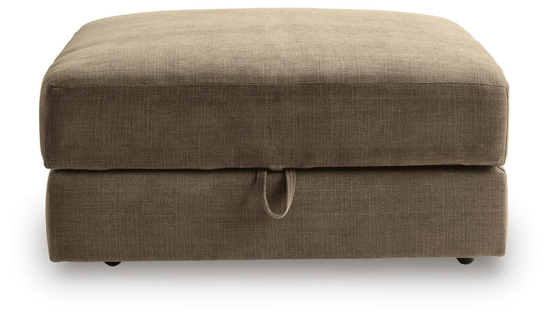 Camellia-Court Ottoman With Storage