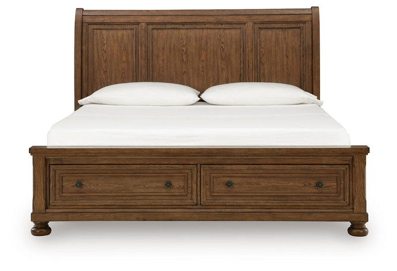 Zackaryn King Sleigh Storage Bed
