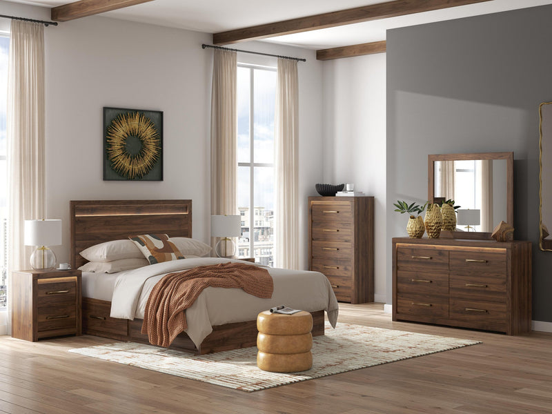Janfyn Queen Panel Bed with Storage