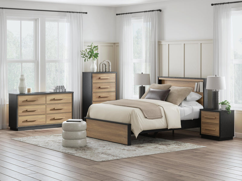 Kozmour Two Drawer Night Stand