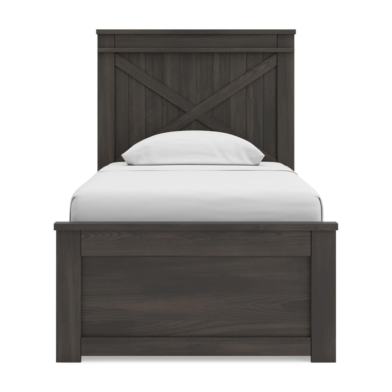 Vonitta Bay Twin Panel Bed with 2 Sided Storage