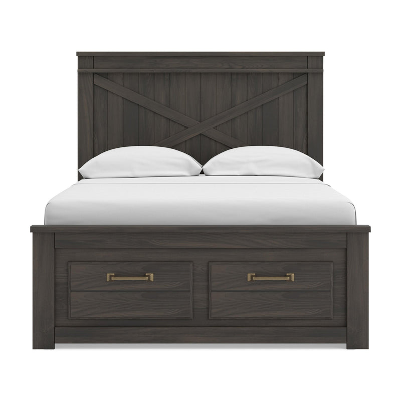 Vonitta Bay Full Panel Storage Bed