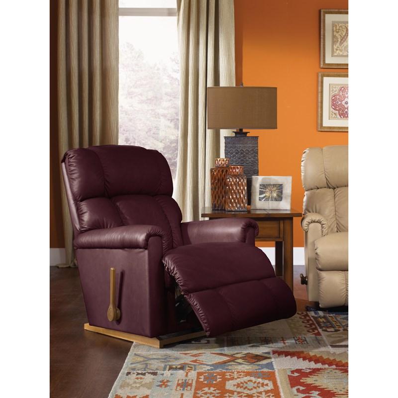 La Z Boy Pinnacle Leather Upholstery Rocking Recliner
