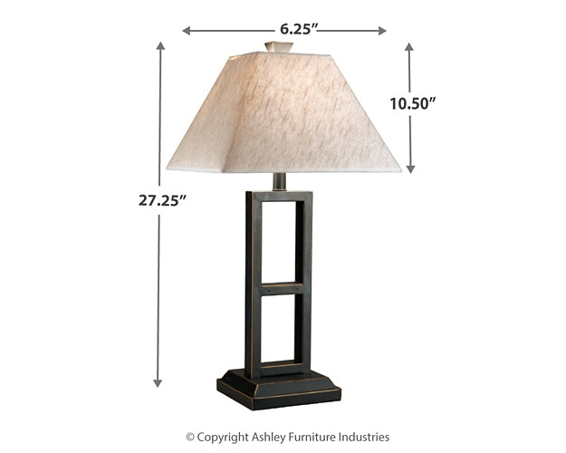 Deidra Metal Table Lamp (2/CN)
