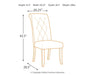Tripton Dining UPH Side Chair (2/CN) (8027075019069)