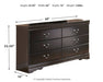 Huey Vineyard Six Drawer Dresser (8027029111101)