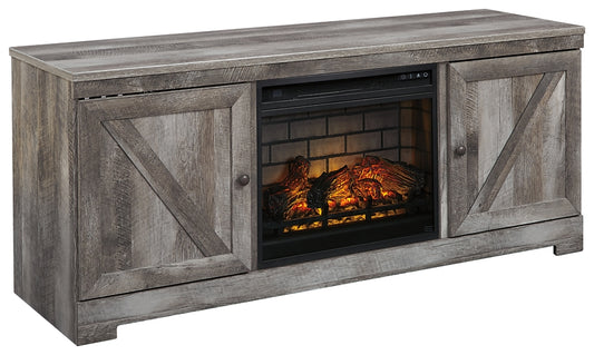 Wynnlow 63" TV Stand with Electric Fireplace (8026983792957)