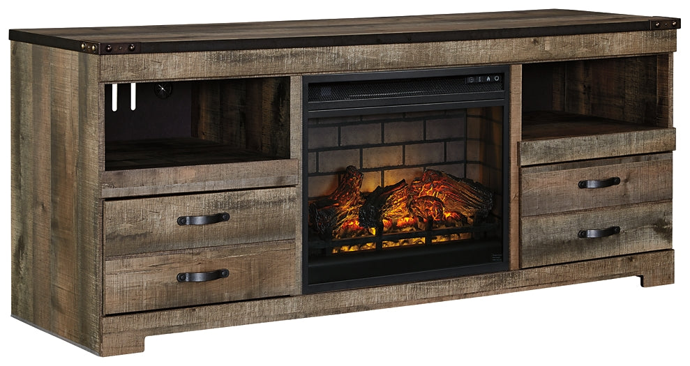 Trinell 63" TV Stand with Electric Fireplace (8027010761021)