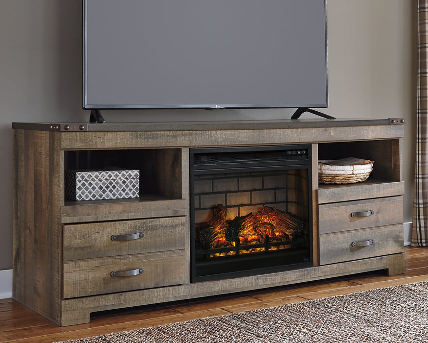 Trinell 63" TV Stand with Electric Fireplace (8027010761021)