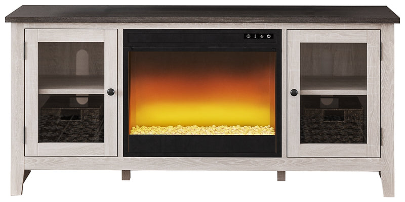 Dorrinson 60" TV Stand with Electric Fireplace (8027006173501)