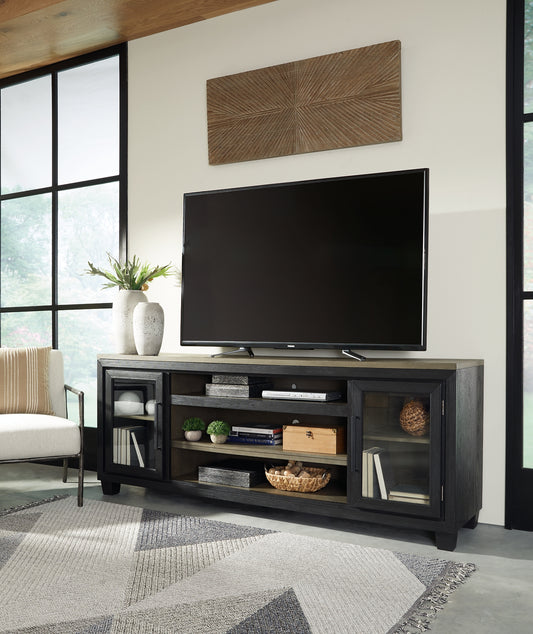 Foyland XL TV Stand w/Fireplace Option (8027151728957)