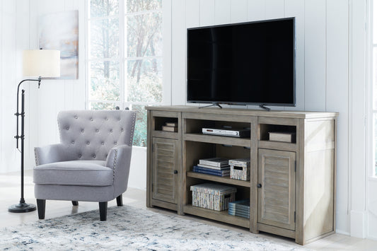 Moreshire XL TV Stand w/Fireplace Option (8027072069949)