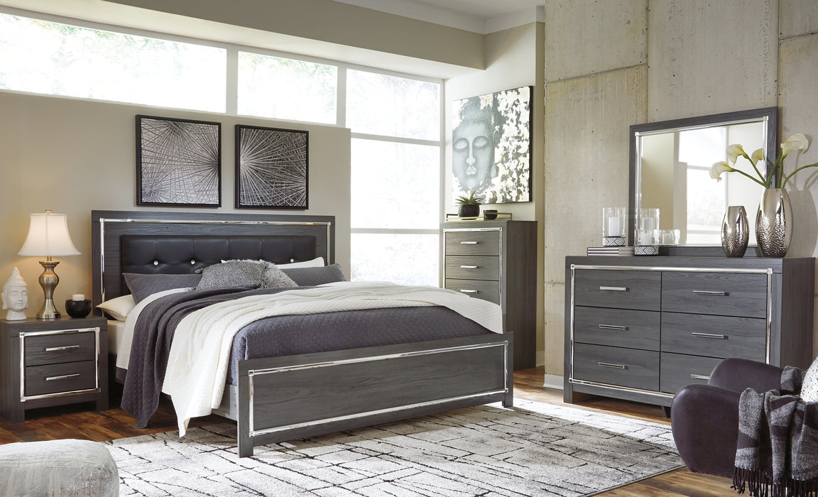 Lodanna King Panel Bed with Dresser
