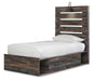 Drystan Twin Panel Bed with 4 Storage Drawers with Mirrored Dresser, Chest and Nightstand (8027132199229)
