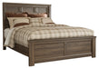 Juararo King Panel Bed with Mirrored Dresser, Chest and 2 Nightstands (8026995360061)