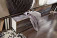 Drystan Twin Panel Bed with 4 Storage Drawers with Mirrored Dresser and Chest (8027152482621)