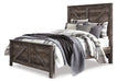 Wynnlow Queen Crossbuck Panel Bed with Mirrored Dresser (8027044446525)