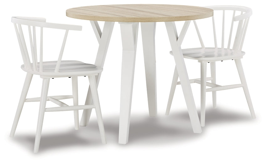 Grannen Dining Table and 2 Chairs (8027156676925)