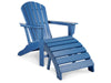 Sundown Treasure Outdoor Adirondack Chair and Ottoman (8027074527549)